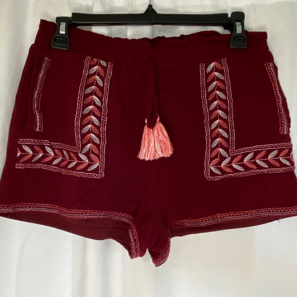Miami Embroidered Shorts from Francesca’s